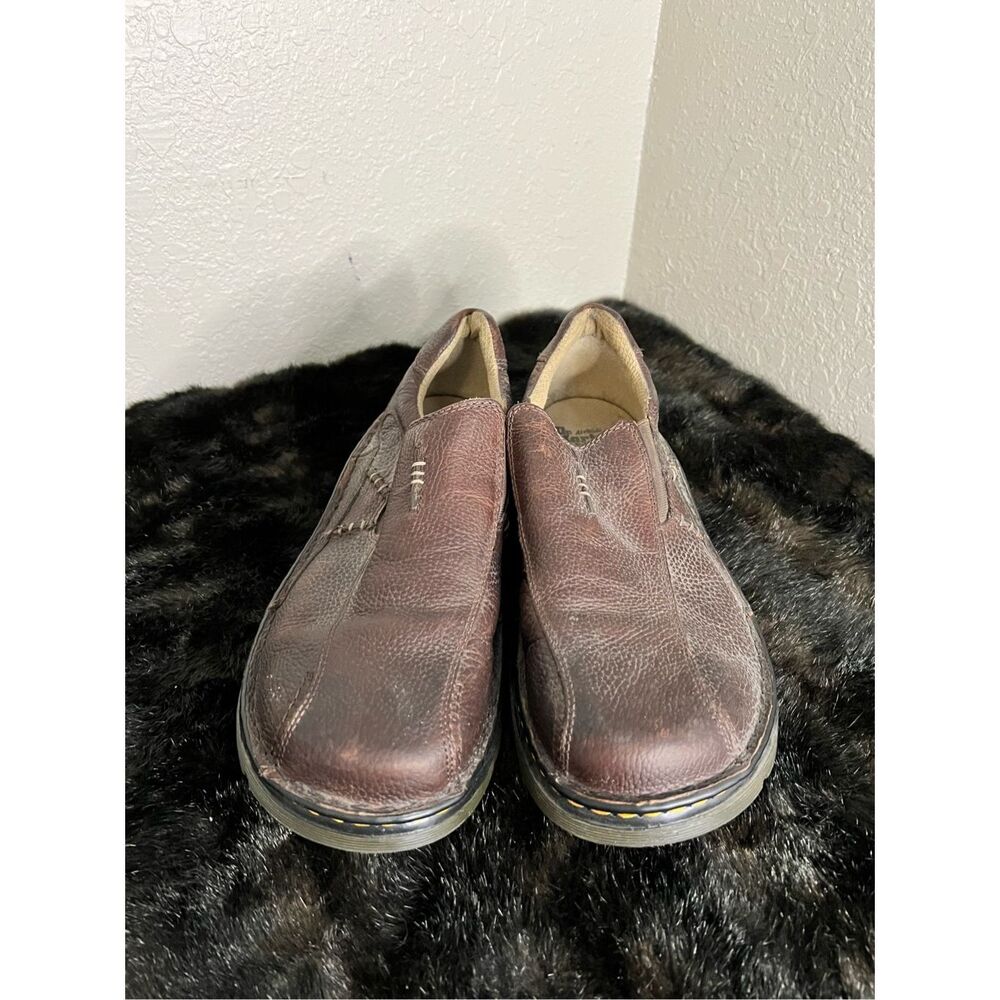 Dr Martens Mawgan Loafers Mens Size 11 Brown Leather Slip On Casual Comfort Docs